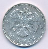 Jugoszlávia 1932. 50D Ag "I. Sándor" T:XF ph
Yugoslavia 1932. 50 Dinara Ag "Alexande...