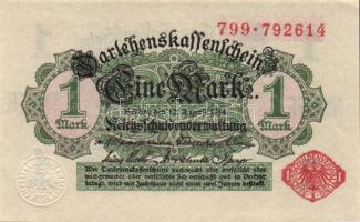 Német Birodalom / Császárság 1914. 1M (3x) egymás utáni ill. kis ugrású sorszámokkal T:I,I-