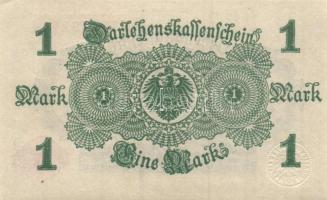 Német Birodalom / Császárság 1914. 1M (3x) egymás utáni ill. kis ugrású sorszámokkal T:I,I-