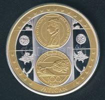 Vatikán DN "Becses kincsek - Michelangelo: Ádám teremtése" ezüstözött emlékérem, részben aranyozva T:PP Csak 10.000db, tanúsítvánnyal!