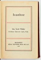 Scott, Walter: Ivanhoe. Ford.: Gineverné Győry Ilona. Klasszikus Regénytár. Bp., 1906, Révai, XIII+(3)+495+(1) p. Kiadói aranyozott, dombornyomott egészvászon-kötés, a borítón némi kopással.