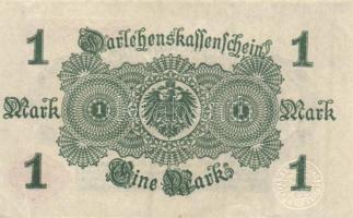 Német Birodalom / Császárság 1914. 1M (4x) egymás utáni sorszámokkal T:I