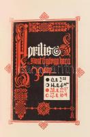 1932 Árpád-házi Szent Erzsébet kalendárium, tulajdonosi bejegyzéssel, amúgy kitöltetlen