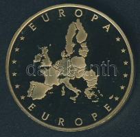 Európa DN "San Marino" aranyozott ffém emlékérem T:PP