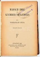 Madách Imre: Az ember tragédiája. 2 db könyv, magyar és angol nyelven. Kötetenként változó kötésben ...