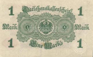 Német Birodalom / Császárság 1914. 1M (4x) közte egymás utáni sorszámokkal T:I,I-