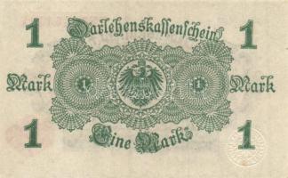 Német Birodalom / Császárság 1914. 1M (3x) egymás utáni sorszámokkal T:I,I-