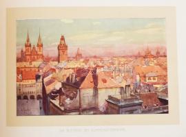 cca 1910-1920 Prága látnivalóit bemutató képes füzet, 15,5×21,5 cm