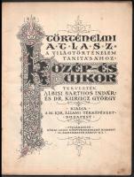 1928 Történelmi atlasz a világtörténelem tanításához, közép- és újkor, tervezték: Albisi Barthos Ind...