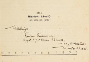 Marton László: Szülőföldismeret a polgári fiúiskola III. és IV: osztályában. Zemplén vármegye helytö...