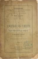 Medveczky Frigyes: A nemzetközi jog elmélete. Budapest, 1881. MTA. 36p. Kiadói papírkötésben, sérülésekkel