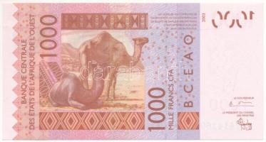 Nyugat-Afrikai Államok / Togo 2003. 1000Fr T:UNC West African States / Togo 2003. 1000 Francs C:UNC