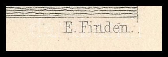 Clarkson Frederick Stanfield (1793-1867) után, Edward Francis Finden (1791-1857): Ettaia romjai (Rui...