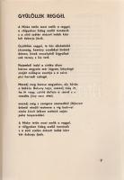 Fazekas Mihály:
Élni akarok. Versek. Iscserekov András fametszeteivel. (Dedikált.)
Pápa, 1937. Iro...