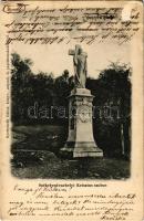 1903 Székelyudvarhely, Odorheiu Secuiesc; Krisztus szobor. Gyertyánffy Gábor kiadása / statue of Jesus Christ, monument (felületi sérülés / surface damage)