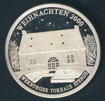 Németország 2000. "Karácsony" Ag (999) emlékérem 15g T:PP