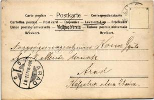 1904 Lugos, Lugoj; Vasútállomás, vasúti étterem / railway station, restaurant. photo (EB)