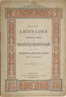 Schworella, Rudolf szerk: Kurzer Leitfaden zur Orientirung im Gebiete der neueren Kartographie u. Geographie hrsg. v. d. Buchhandlung Schworella u. Heick, Wien. 1881. 106p. + 2 kih térkép Papírborítóval. sérült gerinccel.