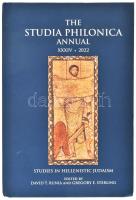 2022 The Studia Philonica Annual XXXIV. Studies in Hellenistic Judaism. Edited by David T. Runia and Gregory E. Sterling. Atlanta, 2022, SBL Press. Angol nyelven. Kiadói kemény-kötés.