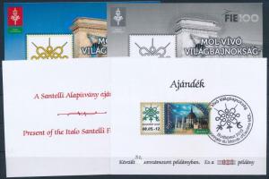 2013 MOL vívó VB 4 db-os emlékív garnitúra