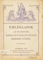 1903 Emléklapok az Iparosok Mária-gyülekezetének második évéről 42p