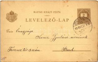 1899 (Vorläufer) Fiume, Rijeka; Port de Fiume / Fiume kikötője. Országos Ezredéves Kiállítás. Kincst...