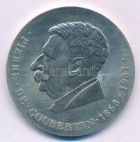 NDK 1984. "Pierre de Coubertin 1863-1937 / Az Olimpiai Eszmét Népszerűsítő Társaság - NDK 1984" Cu-Ni emlékérem (40mm) T:AU,XF GDR 1984. "Pierre de Coubertin 1863-1937 / Gesellschaft zur förderung des Olympischen Gedankens - DDR 1984 (Society for the promotion of the Olympic idea - GDR 1984)" Cu-Ni medallion (40mm) C:AU,XF