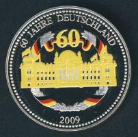 Németország 2009. "60 éves Németország" Ag emlékérem 14,5g multicolor T:PP