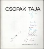 Farkas József - Harmath István: Csopak tája. Pap János megyei első párttitkár aláírásával. Bp., 1982...
