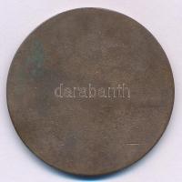 1962. "50 éves a Miskolci Gépipari Technikum" egyoldalas bronz emlékérem (49mm) T:AU