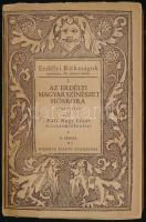 Káli Nagy Lázár: Az erdélyi magyar színészet hőskora 1792-1821. - - - visszaemlékezései. Jancsó Elemér bevezetőjével. Erdélyi Ritkaságok 1. Kolozsvár,1942.,Minerva, 144 p. + 20 t. Második kiadás. Kiadói papírkötés, kissé szakadt szakadt borítóval.