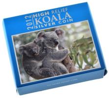 Ausztrália 2012P 1$ Ag "II. Erzsébet / Koala" tanúsítvánnyal, eredeti dísztokban T:PP
Aus...