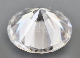 Moissanite, brilliáns csiszolás, 0,92 cts
