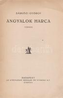Sárközi György:
Angyalok harca. Versek.
Budapest, [1926]. Athenaeum (ny.) 104 p. Első kiadás.
A k...