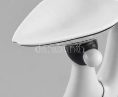 Zsolnay art deco nő figura, terv.: Török János. Kézzel festett, lekopott jelzéssel, felső részén (a ...