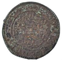 1172-1196. Kufikus rézpénz Cu "III. Béla" (1,61g) T:VF Hungary 1172-1196. Copper Coin with...