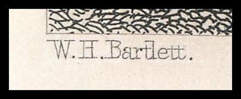 Bartlett, William Henry (1809-1854), Edward Brandard (1819-1898): Neuhaus kastélya, Ausztria (The ca...