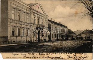 1906 Fogaras, Fagaras; Vártér. Thierfeld D. kiadása / castle square (EM)