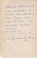 Kovai Lőrinc: Három tribunus. [Regény.] (Dedikált.) Budapest, 1955. Magvető Könyvkiadó (Franklin-nyomda). 628 + [4] p. Első kiadás. Dedikált: ,,Magda elvtársnőnek sok szeretettel és őszinte nagyrabecsüléssel. Kérem legyen mindig ilyen, és keresse a legnagyobb szerelmi élményt. 1955. december 22. Kovai Lőrinc (A fény nem olvas könyvet el.)" Prov.: Toplánszky Andorné, a Zrínyi Nyomda munkatársa. Aranyozott kiadói félvászon kötésben, Győri Miklós által illusztrált, színes kiadói védőborítóban. Jó példány.