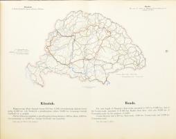 1921 Magyarország gazdasági térképekben. The economies of Hungary in maps. Gróf Teleki Pál béketárgy...