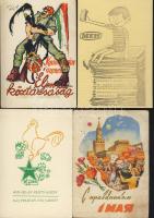 5 db propaganda képeslap