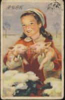 5 db propaganda képeslap