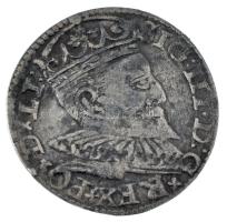 Lengyel Királyság / Riga 1596. 3gr Ag "III. Zsigmond" (1,98g) T:XF,VF patina Poland / Riga 1596. 3 Grossus Ag "Sigismund III" (1,98g) C:XF,VF patina