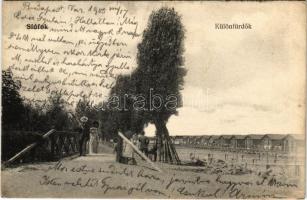 1905 Siófok, Különfürdők. M. T. és F. V. Koch és Pór kiadása (fl)