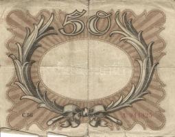 Német Birodalom / Császárság 1918. 50M "No" alatt egy vonal T:III/IV- R!