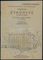 Bartos Imre (szerk.): A Szentgotthárdi Magyar Királyi Állami Gimnázium évkönyve az 1944-1945. évről. Szentgotthárd,1945, Szentgotthárdi Magyar Királyi Állami Gimnázium. 32 p. Kiadói papírkötés, kissé foltos borítóval.