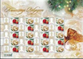 2011 Karácsonyi bélyegem promóciós teljes ív (Névérték: 4.600Ft) / Mi 5538-5539 complete sheet