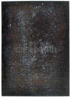 Solymári Valkó László (1909-1984) 1971. "Táncsics Mihály" egyoldalas, öntött bronz plakett...