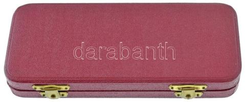 1956. 10Ft + 20Ft + 25Ft Ag "10 éves a Forint (Jó Forint sor)" 
díszdobozban T:AU patina
...