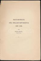 A kegyes tanítórendek vezetése alatt álló magyaróvári gimnázium értesítője az 1901-1902. Benne Frick...
